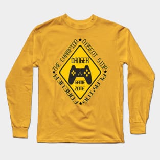 gamer danger game zone |gaming collection Long Sleeve T-Shirt